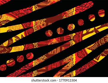 Batik Indonesian: is a technique of wax-resist dyeing applied to whole cloth, or cloth made using this technique originated from Indonesia.