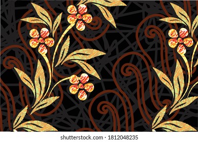 Batik Indonesian: is a technique of wax-resist dyeing applied to whole cloth, or cloth made using this technique originated from Indonesia.