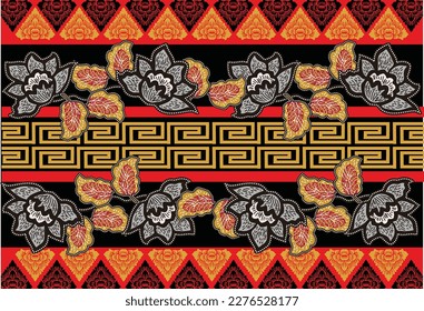 Batik Indonesian: is a technique of wax-resist dyeing applied to whole cloth, or cloth made using this technique originated from Indonesia.