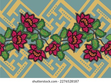 Batik Indonesian: is a technique of wax-resist dyeing applied to whole cloth, or cloth made using this technique originated from Indonesia.