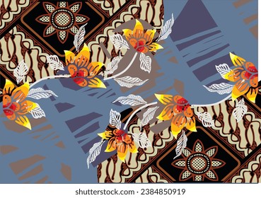 Batik Indonesian: is a technique of wax-resist dyeing applied to whole cloth, or cloth made using this technique originated from Indonesia.