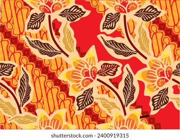 Batik Indonesian: is a technique of wax-resist dyeing applied to whole cloth, or cloth made using this technique originated from Indonesia.