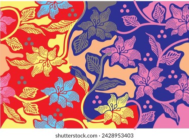 Batik Indonesian: is a technique of wax-resist dyeing applied to whole cloth, or cloth made using this technique originated from Indonesia.