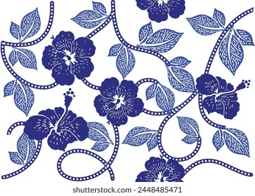 Batik Indonesian: is a technique of wax-resist dyeing applied to whole cloth, or cloth made using this technique originated from Indonesia.