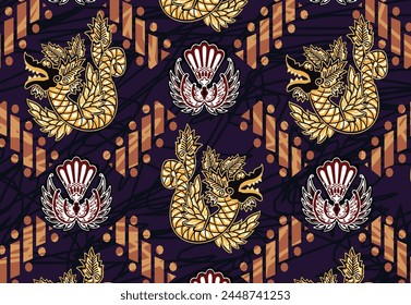 Batik Indonesian: is a technique of wax-resist dyeing applied to whole cloth, or cloth made using this technique originated from Indonesia.
