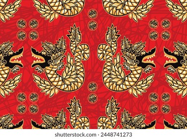 Batik Indonesian: is a technique of wax-resist dyeing applied to whole cloth, or cloth made using this technique originated from Indonesia.