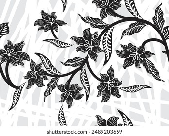 Batik Indonesian: is a technique of wax-resist dyeing applied to whole cloth, or cloth made using this technique originated from Indonesia.