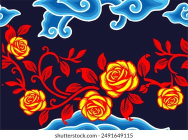 Batik Indonesian: is a technique of wax-resist dyeing applied to whole cloth, or cloth made using this technique originated from Indonesia.