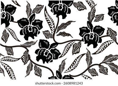 Batik Indonesian: is a technique of wax-resist dyeing applied to whole cloth, or cloth made using this technique originated from Indonesia.