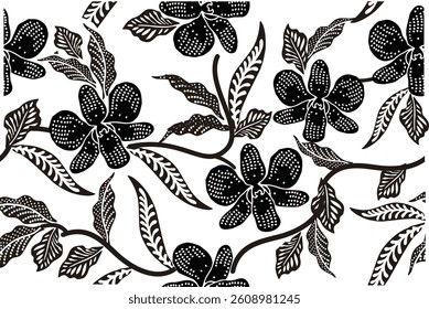Batik Indonesian: is a technique of wax-resist dyeing applied to whole cloth, or cloth made using this technique originated from Indonesia.