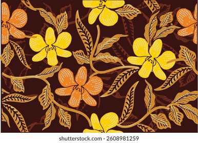 Batik Indonesian: is a technique of wax-resist dyeing applied to whole cloth, or cloth made using this technique originated from Indonesia.