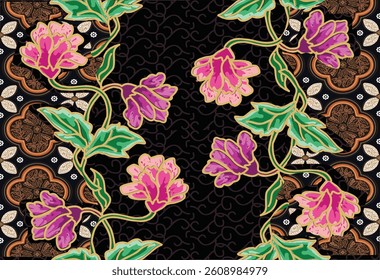 Batik Indonesian: is a technique of wax-resist dyeing applied to whole cloth, or cloth made using this technique originated from Indonesia.