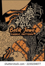 Batik Javanese ornament Pattern Fabric Vector