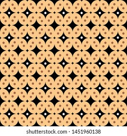 batik kawung pattern of javanese