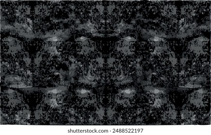 Batik Mesh Pattern And Grunge Texture With Ornamental Sync In Repeat. With Blur Effect In 2D Illustration. EPS 10. Batik. Asian. Abstract Background. Backdrop Pattern. Unique Traditional. Boho 