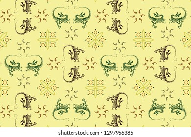 Batik is a method of dyeing cloth and making it resistant using wax. Such fabrics originally come from Indonesia.