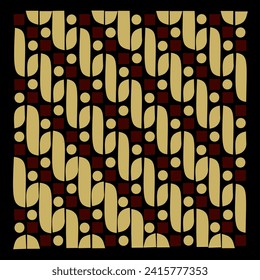 imagen vectorial de batik motif "machete roto"