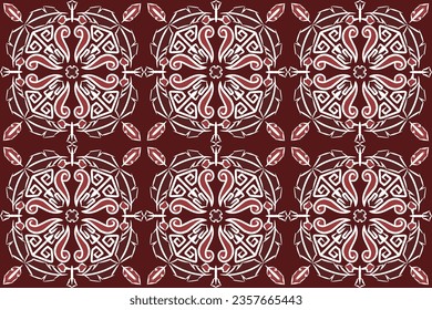 Batik-Motiv-Design, kann für Hintergrund- oder Stoffdesign verwendet werden