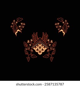 Batik Motif Pieces for beginners learning to draw batik