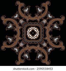 Batik motif pieces for beginners learning to draw batik