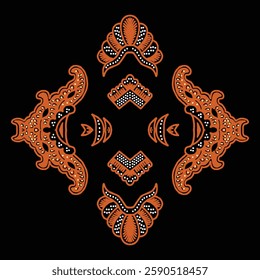Batik motif pieces for beginners learning to draw batik
