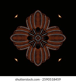 Batik motif pieces for beginners learning to draw batik