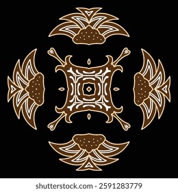Batik Motif Pieces for beginners learning to draw batik