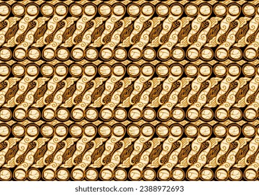 Batik ornament pattern seamless design background.