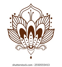 Batik Ornament Vector - 03