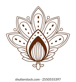 Batik Ornament Vector - 07