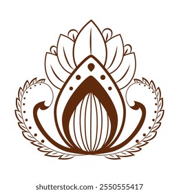 Vetor de Ornamento Batik - 10