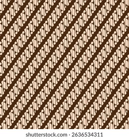Batik Parang Ethnic Culture art Indonesia Javanese Malaysia Pattern Seamless 