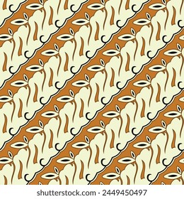 batik parang leaf seamless pattern 143