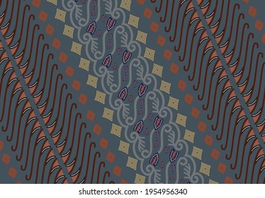 Batik Parang is one of the oldest batik motifs in Indonesia. Drawing a diagonal line from high to low diagonally intertwining symbolizes continuity