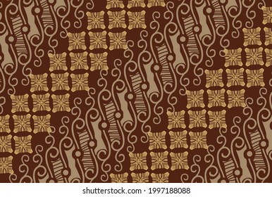 Batik Parang is one of the oldest batik motifs in Indonesia. Drawing a diagonal line from high to low diagonally intertwining symbolizes continuity