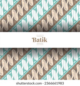 arte vectorial de patrón de parang de batik