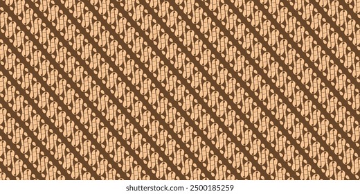 Batik Parang Stil Vektorgrafik für Hintergrund, Tapete und Kleidung Textil..