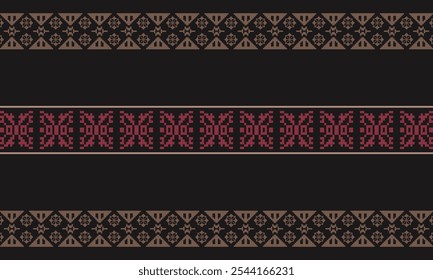 Batik pattern floral tribal ornament design vector asia culture illustration abstract traditional background