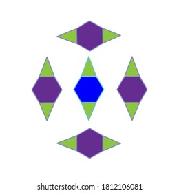 Batik pattern icon vector design illustration