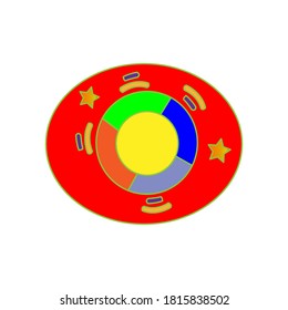 Batik pattern icon vector design illustration