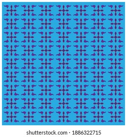 Batik pattern icon vector design background