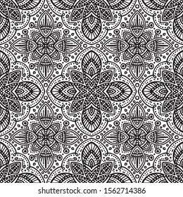 batik pattern of Indonesia style floral combination diagonal line art seamless pattern and endless 