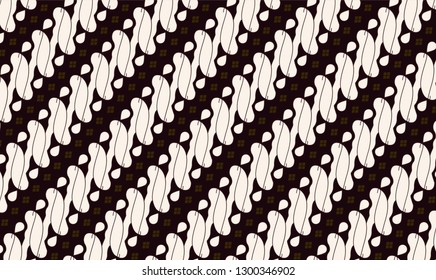 Batik Pattern of Indonesian (parang motive)