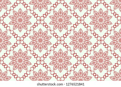 Batik Pattern Seamless, Motif Floral