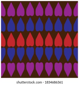 Batik pattern vector abstract design background