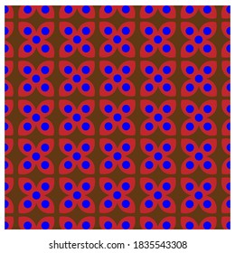 Batik pattern vector abstract design background