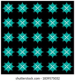 Batik pattern vector abstract design background