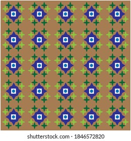 Batik pattern vector abstract design background