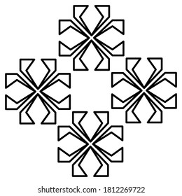 Batik pattern vector design illustration