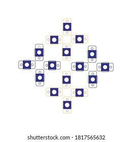 Batik pattern vector design illustration